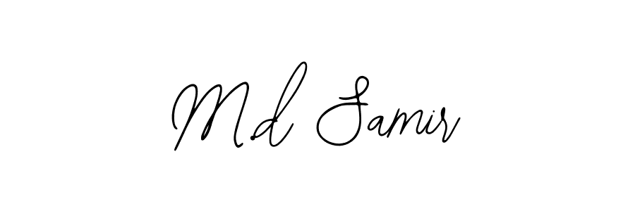 Make a beautiful signature design for name M.d Samir. With this signature (Bearetta-2O07w) style, you can create a handwritten signature for free. M.d Samir signature style 12 images and pictures png