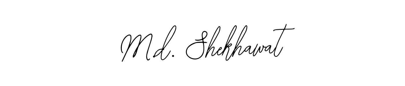 The best way (Bearetta-2O07w) to make a short signature is to pick only two or three words in your name. The name M.d. Shekhawat include a total of six letters. For converting this name. M.d. Shekhawat signature style 12 images and pictures png