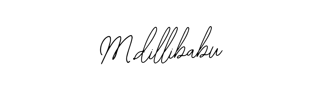 How to make M.dillibabu signature? Bearetta-2O07w is a professional autograph style. Create handwritten signature for M.dillibabu name. M.dillibabu signature style 12 images and pictures png