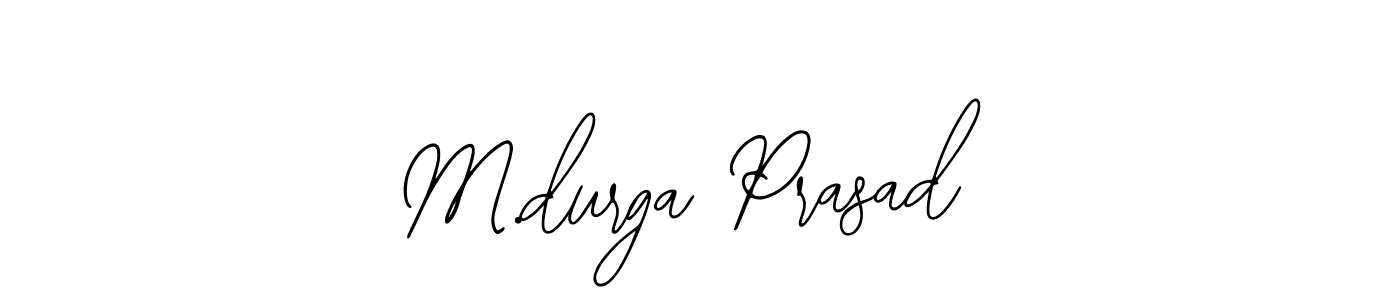 Create a beautiful signature design for name M.durga Prasad. With this signature (Bearetta-2O07w) fonts, you can make a handwritten signature for free. M.durga Prasad signature style 12 images and pictures png