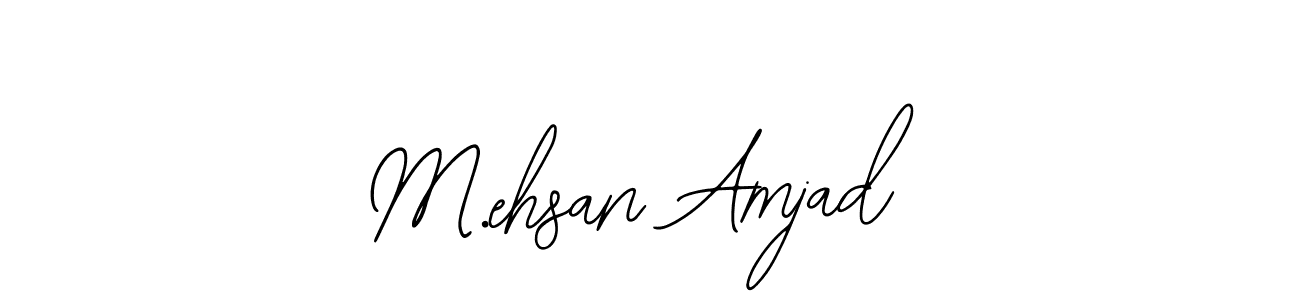 This is the best signature style for the M.ehsan Amjad name. Also you like these signature font (Bearetta-2O07w). Mix name signature. M.ehsan Amjad signature style 12 images and pictures png