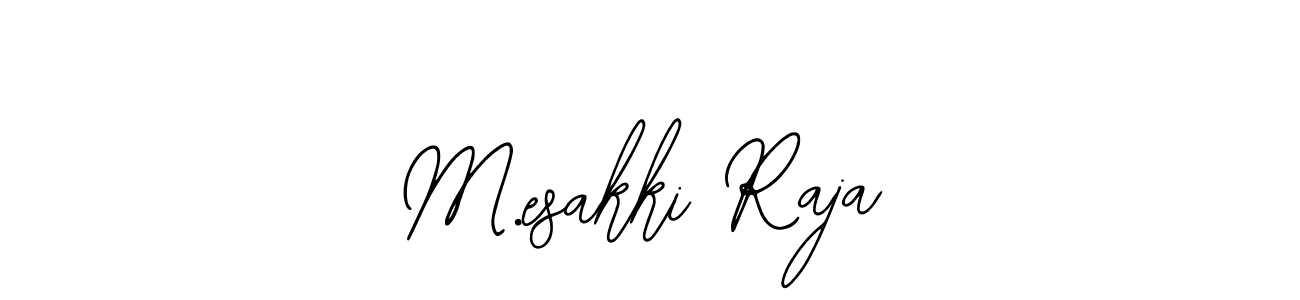 Design your own signature with our free online signature maker. With this signature software, you can create a handwritten (Bearetta-2O07w) signature for name M.esakki Raja. M.esakki Raja signature style 12 images and pictures png