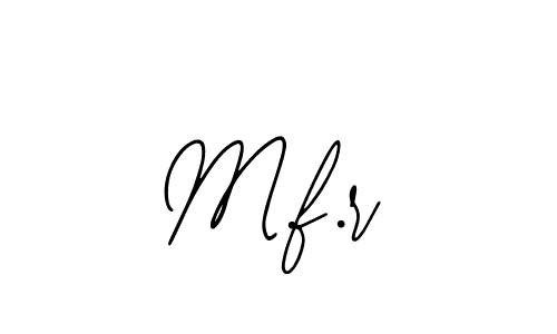 Use a signature maker to create a handwritten signature online. With this signature software, you can design (Bearetta-2O07w) your own signature for name M.f.r. M.f.r signature style 12 images and pictures png