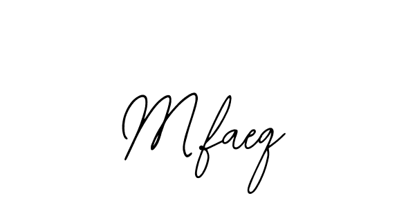 You should practise on your own different ways (Bearetta-2O07w) to write your name (M.faeq) in signature. don't let someone else do it for you. M.faeq signature style 12 images and pictures png