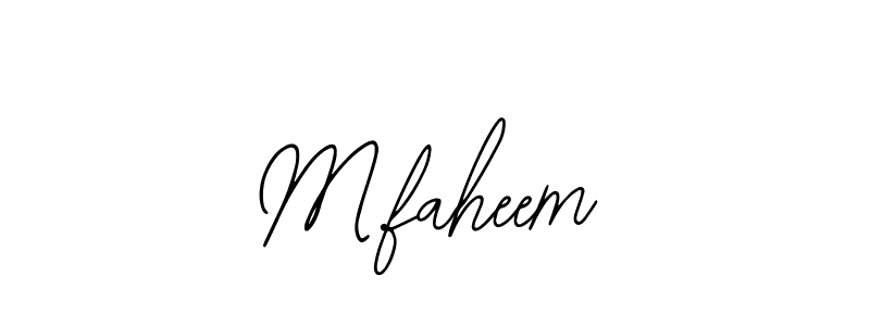 if you are searching for the best signature style for your name M.faheem. so please give up your signature search. here we have designed multiple signature styles  using Bearetta-2O07w. M.faheem signature style 12 images and pictures png