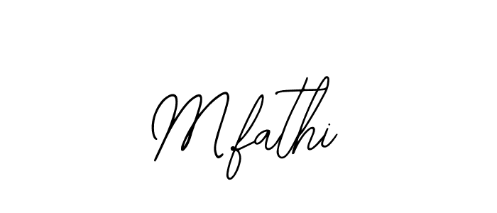 Design your own signature with our free online signature maker. With this signature software, you can create a handwritten (Bearetta-2O07w) signature for name M.fathi. M.fathi signature style 12 images and pictures png