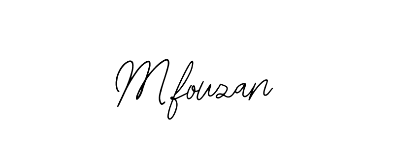 Make a beautiful signature design for name M.fouzan. With this signature (Bearetta-2O07w) style, you can create a handwritten signature for free. M.fouzan signature style 12 images and pictures png