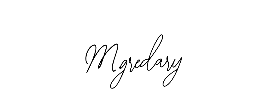 Use a signature maker to create a handwritten signature online. With this signature software, you can design (Bearetta-2O07w) your own signature for name M.gredary. M.gredary signature style 12 images and pictures png