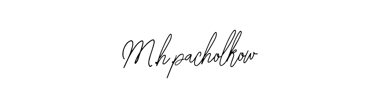 It looks lik you need a new signature style for name M.h.pacholkow. Design unique handwritten (Bearetta-2O07w) signature with our free signature maker in just a few clicks. M.h.pacholkow signature style 12 images and pictures png