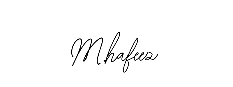 Also You can easily find your signature by using the search form. We will create M.hafeez name handwritten signature images for you free of cost using Bearetta-2O07w sign style. M.hafeez signature style 12 images and pictures png