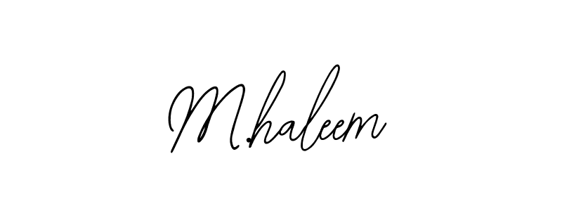 Also You can easily find your signature by using the search form. We will create M.haleem name handwritten signature images for you free of cost using Bearetta-2O07w sign style. M.haleem signature style 12 images and pictures png