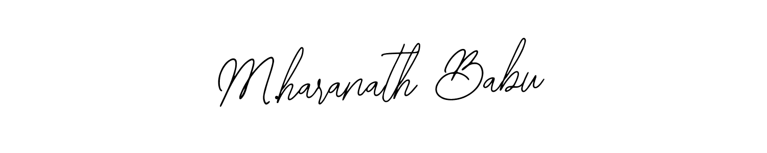 Once you've used our free online signature maker to create your best signature Bearetta-2O07w style, it's time to enjoy all of the benefits that M.haranath Babu name signing documents. M.haranath Babu signature style 12 images and pictures png