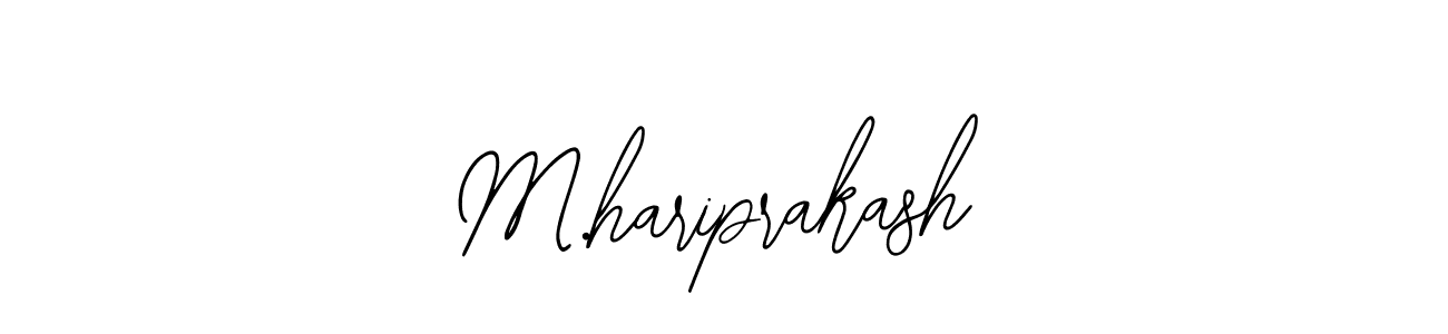 M.hariprakash stylish signature style. Best Handwritten Sign (Bearetta-2O07w) for my name. Handwritten Signature Collection Ideas for my name M.hariprakash. M.hariprakash signature style 12 images and pictures png