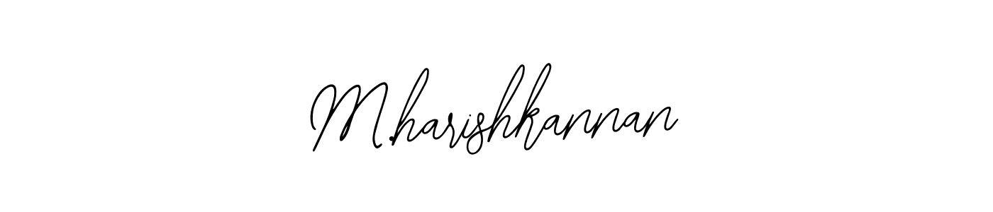 Bearetta-2O07w is a professional signature style that is perfect for those who want to add a touch of class to their signature. It is also a great choice for those who want to make their signature more unique. Get M.harishkannan name to fancy signature for free. M.harishkannan signature style 12 images and pictures png