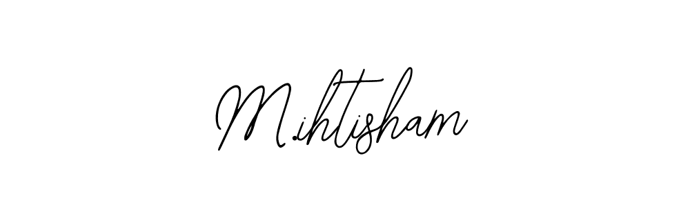 if you are searching for the best signature style for your name M.ihtisham. so please give up your signature search. here we have designed multiple signature styles  using Bearetta-2O07w. M.ihtisham signature style 12 images and pictures png