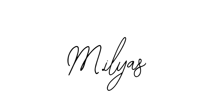Make a beautiful signature design for name M.ilyas. With this signature (Bearetta-2O07w) style, you can create a handwritten signature for free. M.ilyas signature style 12 images and pictures png