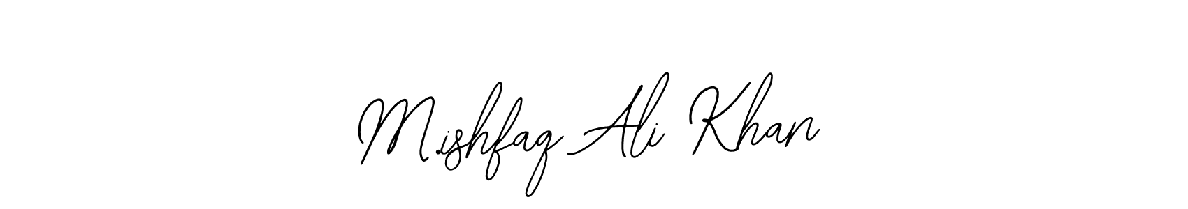 How to Draw M.ishfaq Ali Khan signature style? Bearetta-2O07w is a latest design signature styles for name M.ishfaq Ali Khan. M.ishfaq Ali Khan signature style 12 images and pictures png