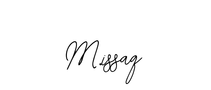 How to make M.issaq signature? Bearetta-2O07w is a professional autograph style. Create handwritten signature for M.issaq name. M.issaq signature style 12 images and pictures png