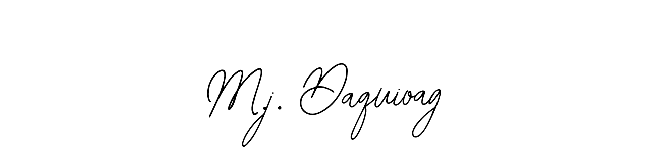 if you are searching for the best signature style for your name M.j. Daquioag. so please give up your signature search. here we have designed multiple signature styles  using Bearetta-2O07w. M.j. Daquioag signature style 12 images and pictures png