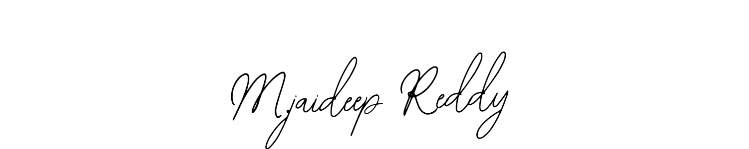 M.jaideep Reddy stylish signature style. Best Handwritten Sign (Bearetta-2O07w) for my name. Handwritten Signature Collection Ideas for my name M.jaideep Reddy. M.jaideep Reddy signature style 12 images and pictures png