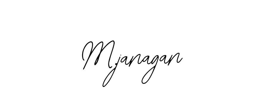 Use a signature maker to create a handwritten signature online. With this signature software, you can design (Bearetta-2O07w) your own signature for name M.janagan. M.janagan signature style 12 images and pictures png