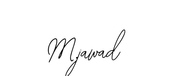 Also we have M.jawad name is the best signature style. Create professional handwritten signature collection using Bearetta-2O07w autograph style. M.jawad signature style 12 images and pictures png