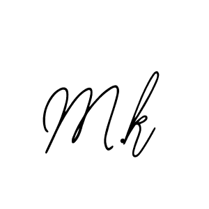 The best way (Bearetta-2O07w) to make a short signature is to pick only two or three words in your name. The name M.k include a total of six letters. For converting this name. M.k signature style 12 images and pictures png