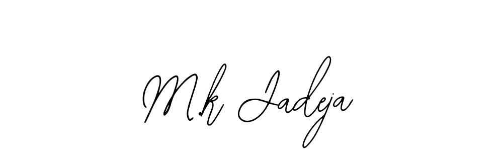 Also we have M.k Jadeja name is the best signature style. Create professional handwritten signature collection using Bearetta-2O07w autograph style. M.k Jadeja signature style 12 images and pictures png