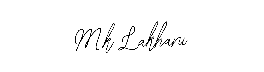 Create a beautiful signature design for name M.k Lakhani. With this signature (Bearetta-2O07w) fonts, you can make a handwritten signature for free. M.k Lakhani signature style 12 images and pictures png