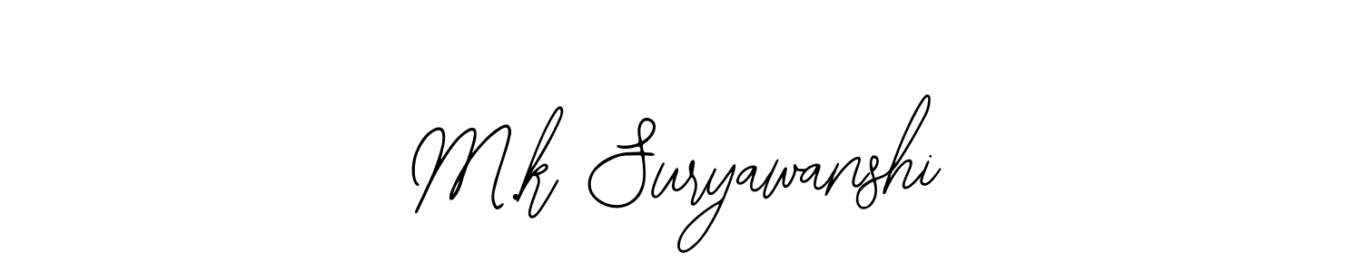 Make a beautiful signature design for name M.k Suryawanshi. Use this online signature maker to create a handwritten signature for free. M.k Suryawanshi signature style 12 images and pictures png