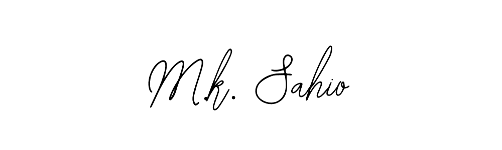 Similarly Bearetta-2O07w is the best handwritten signature design. Signature creator online .You can use it as an online autograph creator for name M.k. Sahio. M.k. Sahio signature style 12 images and pictures png