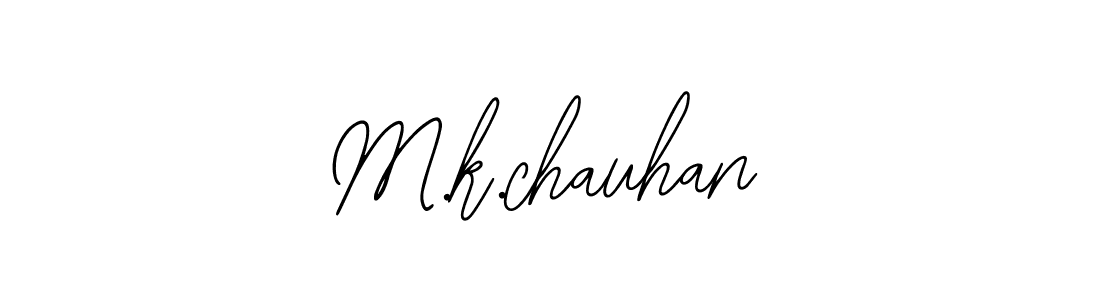 Make a beautiful signature design for name M.k.chauhan. With this signature (Bearetta-2O07w) style, you can create a handwritten signature for free. M.k.chauhan signature style 12 images and pictures png