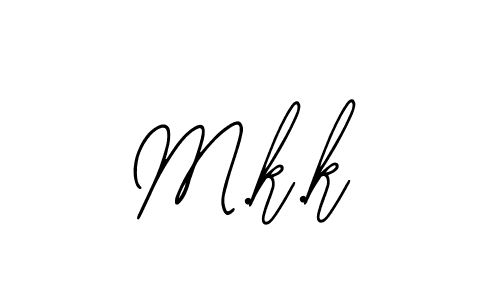 How to make M.k.k name signature. Use Bearetta-2O07w style for creating short signs online. This is the latest handwritten sign. M.k.k signature style 12 images and pictures png