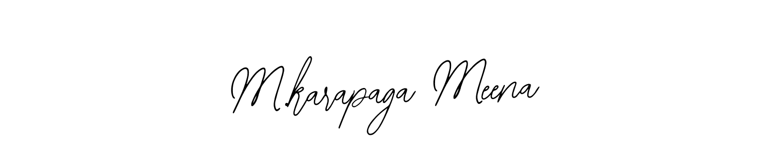 Best and Professional Signature Style for M.karapaga Meena. Bearetta-2O07w Best Signature Style Collection. M.karapaga Meena signature style 12 images and pictures png