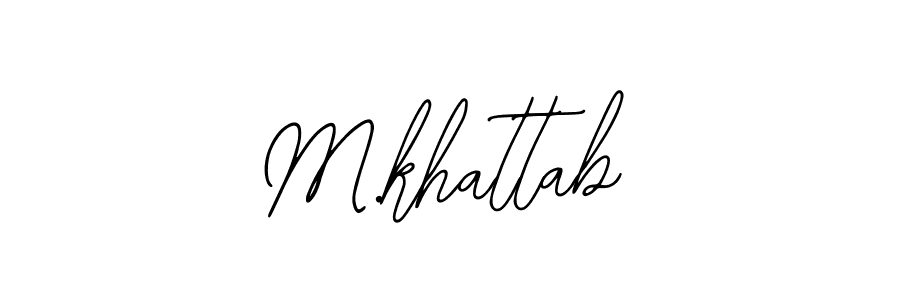 Make a beautiful signature design for name M.khattab. With this signature (Bearetta-2O07w) style, you can create a handwritten signature for free. M.khattab signature style 12 images and pictures png