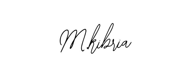 if you are searching for the best signature style for your name M.kibria. so please give up your signature search. here we have designed multiple signature styles  using Bearetta-2O07w. M.kibria signature style 12 images and pictures png