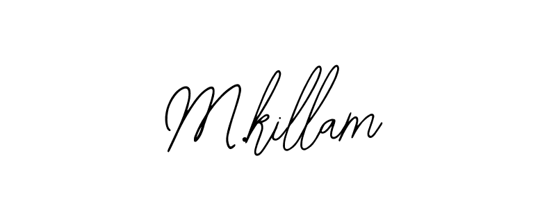 if you are searching for the best signature style for your name M.killam. so please give up your signature search. here we have designed multiple signature styles  using Bearetta-2O07w. M.killam signature style 12 images and pictures png