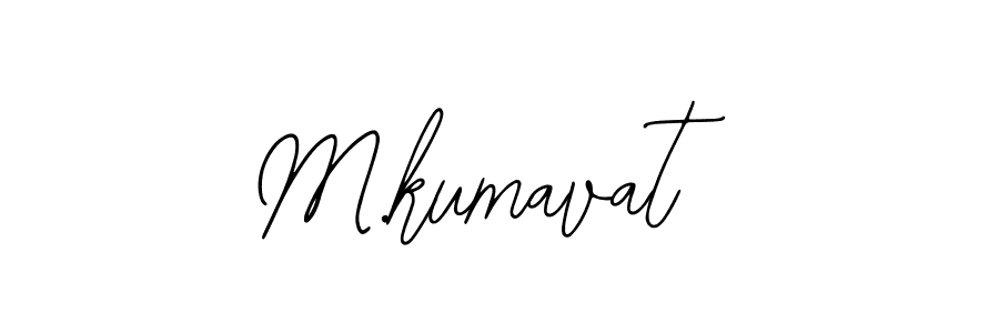 M.kumavat stylish signature style. Best Handwritten Sign (Bearetta-2O07w) for my name. Handwritten Signature Collection Ideas for my name M.kumavat. M.kumavat signature style 12 images and pictures png