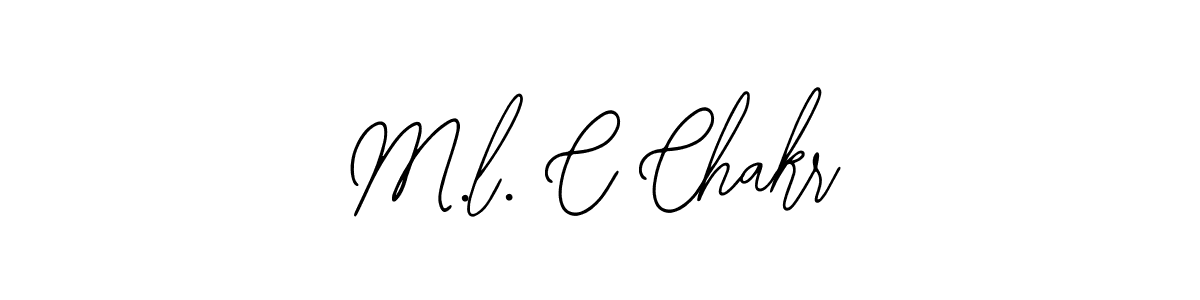 Make a beautiful signature design for name M.l. C Chakr. With this signature (Bearetta-2O07w) style, you can create a handwritten signature for free. M.l. C Chakr signature style 12 images and pictures png