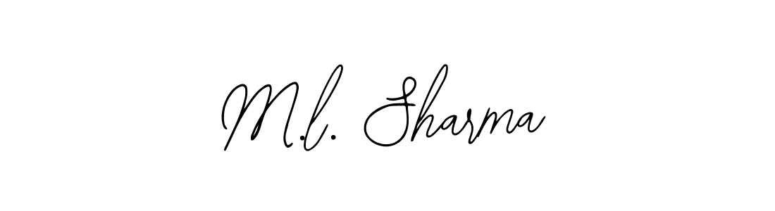 Design your own signature with our free online signature maker. With this signature software, you can create a handwritten (Bearetta-2O07w) signature for name M.l. Sharma. M.l. Sharma signature style 12 images and pictures png