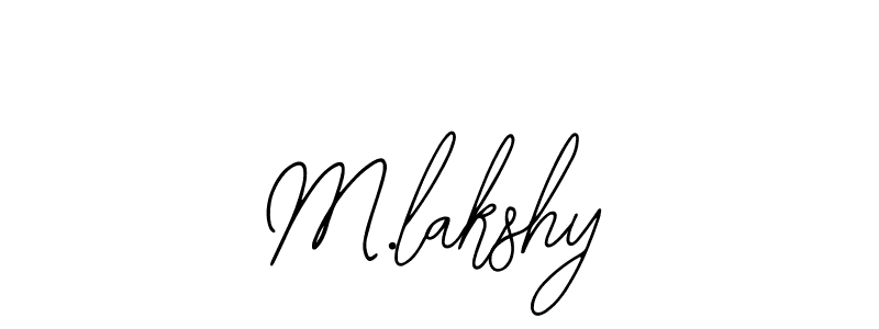 It looks lik you need a new signature style for name M.lakshy. Design unique handwritten (Bearetta-2O07w) signature with our free signature maker in just a few clicks. M.lakshy signature style 12 images and pictures png