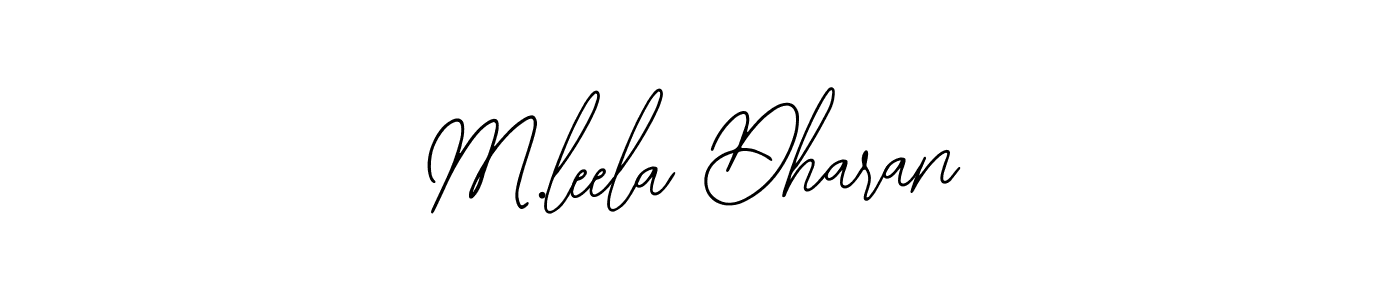 Best and Professional Signature Style for M.leela Dharan. Bearetta-2O07w Best Signature Style Collection. M.leela Dharan signature style 12 images and pictures png