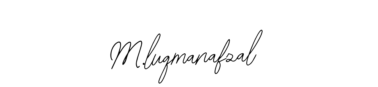 Also we have M.luqmanafzal name is the best signature style. Create professional handwritten signature collection using Bearetta-2O07w autograph style. M.luqmanafzal signature style 12 images and pictures png