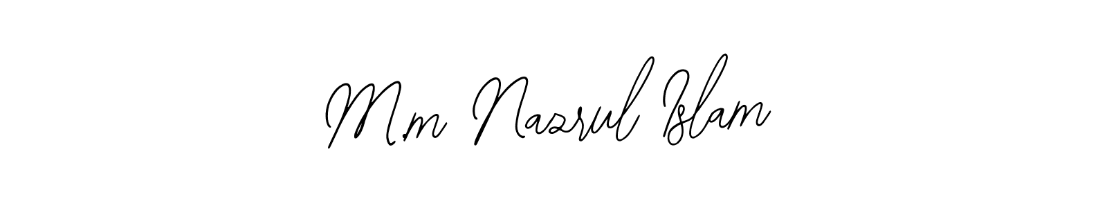 Also we have M.m Nazrul Islam name is the best signature style. Create professional handwritten signature collection using Bearetta-2O07w autograph style. M.m Nazrul Islam signature style 12 images and pictures png