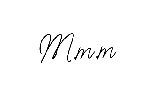 How to make M.m.m name signature. Use Bearetta-2O07w style for creating short signs online. This is the latest handwritten sign. M.m.m signature style 12 images and pictures png