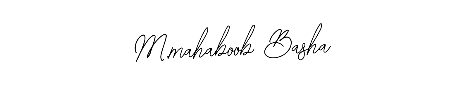 Similarly Bearetta-2O07w is the best handwritten signature design. Signature creator online .You can use it as an online autograph creator for name M.mahaboob Basha. M.mahaboob Basha signature style 12 images and pictures png