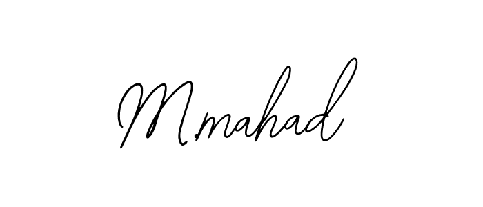 Also we have M.mahad name is the best signature style. Create professional handwritten signature collection using Bearetta-2O07w autograph style. M.mahad signature style 12 images and pictures png