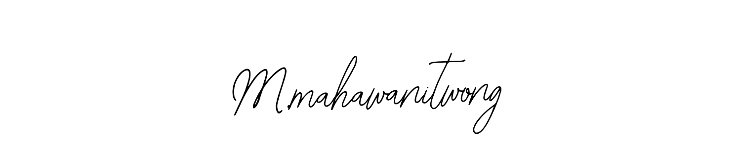 Similarly Bearetta-2O07w is the best handwritten signature design. Signature creator online .You can use it as an online autograph creator for name M.mahawanitwong. M.mahawanitwong signature style 12 images and pictures png