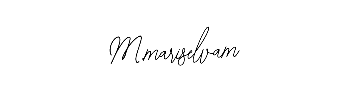 Best and Professional Signature Style for M.mariselvam. Bearetta-2O07w Best Signature Style Collection. M.mariselvam signature style 12 images and pictures png