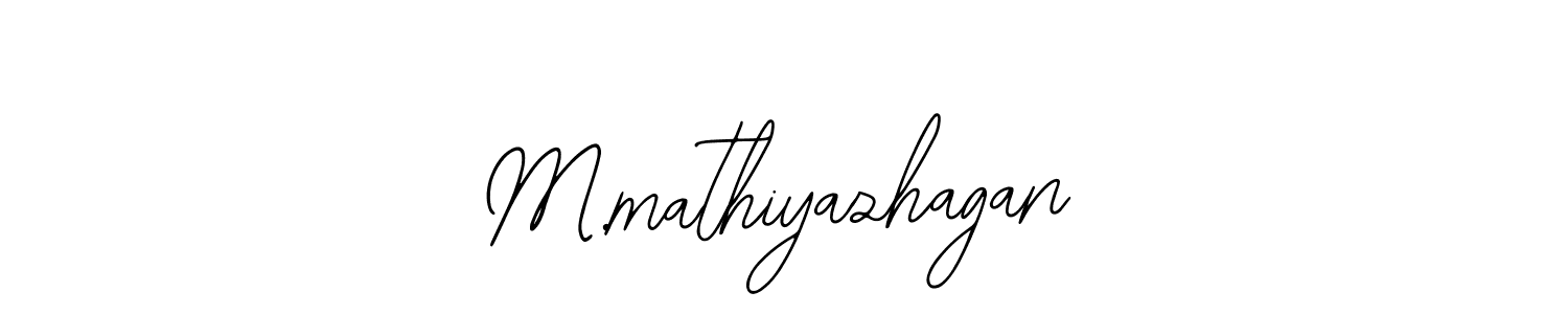Design your own signature with our free online signature maker. With this signature software, you can create a handwritten (Bearetta-2O07w) signature for name M.mathiyazhagan. M.mathiyazhagan signature style 12 images and pictures png